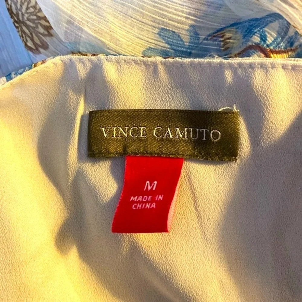 Vince Camuto Wrap Top, Floral, Sz M, Lined, Semi sheer, NWT, Patel, 9139024 - Picture 3 of 16